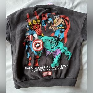 Zara Marvel Sweatshirt. Size- 3-4 years. Colour.black